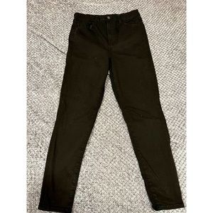 Curvy Black American Eagle Skinny Jeans Size 12 Regular